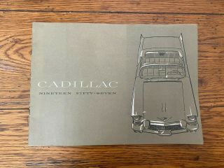 Vintage 1957 Cadillac Sales Brochure Color Sixty - Two Coupe Eldorado Fleetwood