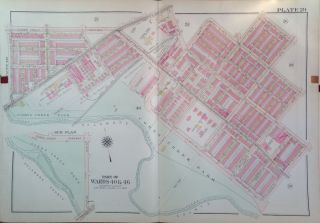 1918 West Philadelphia South 61st To Florence Av Gw Bromley Atlas Map