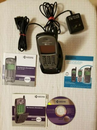 Kyocera Qcp 6035 Smartphone - Vintage - Verizon Cmda - Palm Os - Pda -