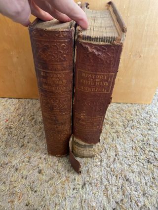 Antique History Of The Civil War In America,  2 Vols 1864 & 1867