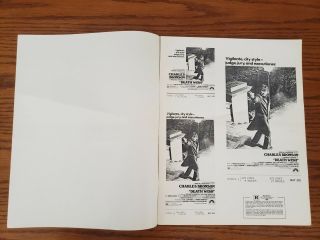 VINTAGE PRESSBOOK 1974 Death Wish Charles Bronson 11x14 