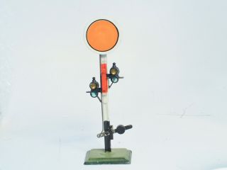 Marklin Gauge I,  Scale 1:32 Antique Distant Signal 178 Mm Tall