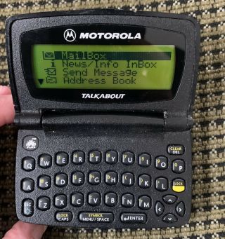 Motorola Talkabout Pager A06pkb5806aa Beeper Metrocall 90s Vtg