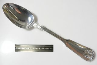 Tiffany Sterling Shell & Thread 7 1/8 " Place/oval Soup Spoon (s) No Mono,  Exc