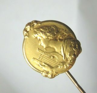 Vintage Antique Gold Stick Pin Early 1900 