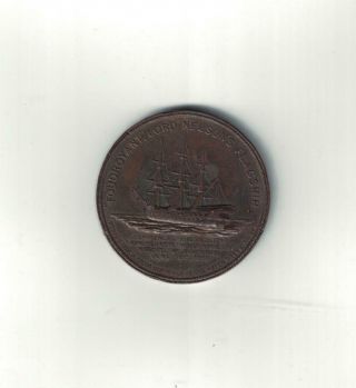 Blackpool Vintage Medal Coin Hms Foudroyant Lord Nelson Flag Ship