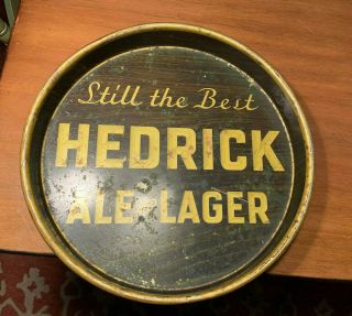 Vintage Beer Tray Hendrick Ale & Lager Albany York Brewing Co As Found 1930s