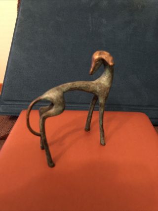 Vintage / Antique Bronze Dog / Whippet ?