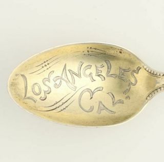 Los Angeles California Souvenir Spoon - Sterling Silver Vintage Collectors