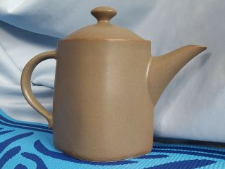 Vintage Mcm Saltera Himark Japan Coffee Tea Pot W/lid Matte Green Stoneware