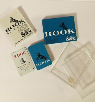 Vintage 1963 ROOK Card Game by Parker Brothers The Game Of Games 57 Cards Book 2