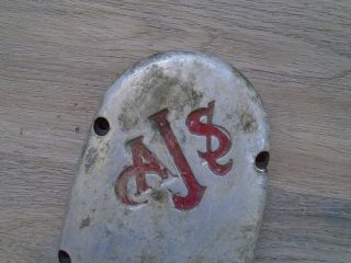 Vintage AJS Matchless British Motor Cycle Side Engine Timing Gear Cover 2