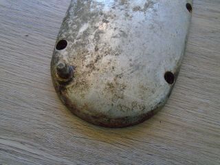 Vintage AJS Matchless British Motor Cycle Side Engine Timing Gear Cover 3