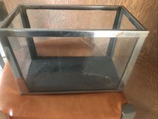 Vintage Fish Tank Glass Is Cracked