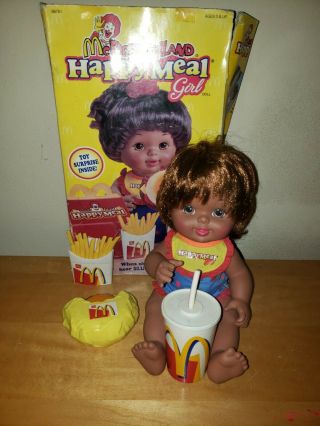 Vintage 1990s Mcdonald Land Happy Meal Girl Doll 1997 Mcdonalds Toy Rare Cute