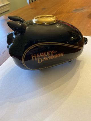 Harley Davidson Motorcycle Gas Tank “hog” Piggy Bank