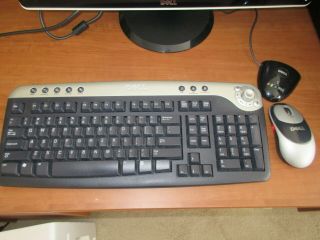 Vintage Dell Wireless Keyboard And Mouse Combo