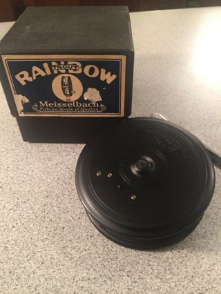 Vintage A.  F.  Meisselbach Rainbow No.  631 Fly Reel Made In Ohio,  Usa.
