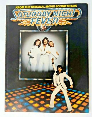Vintage 1977 Saturday Night Fever From The Movie Soundtrack Song Book