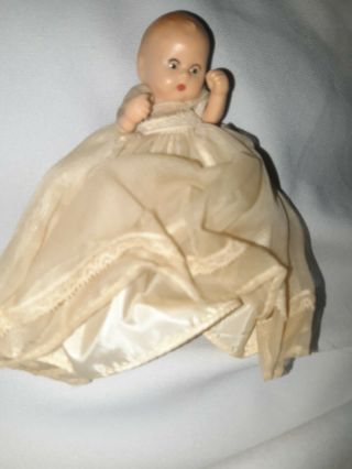 Vintage Nancy Ann Story Book Baby Doll Bisque clinched hand 7 San Fran CA 2