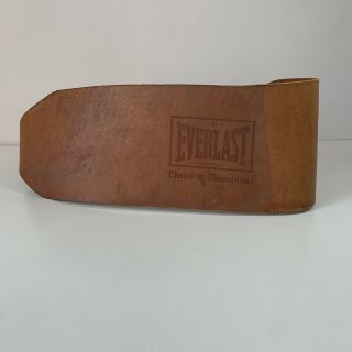 Vintage Everlast 2 Prong Leather Weight Lifting Belt Large 34 " - 42 " Made In Usa