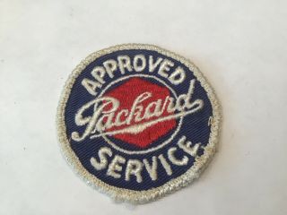 Vtg 50s 60s Packard Service Hat Shirt Pocket 2 3/4 " Sew On Patch