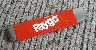 Faygo Soda Pop Red Vintage Pocket Box Cutter Utility Knife Detroit Michigan Old