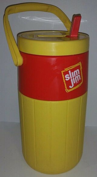 Coleman Slim Jim 1/2 Gallon Thermos Cooler Jug Vtg 90 
