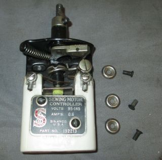 Vintage 99 128 201 Singer Sewing Machine Speed Motor Controller 192213