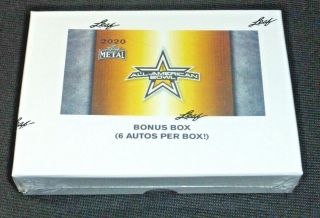 2020 Leaf Metal All American Bowl Bonus Box (6) 1/1 Auto Uiagalelei Bryce Young?