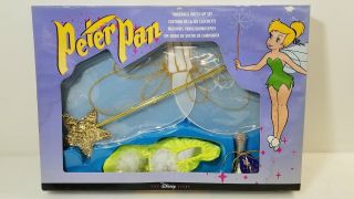 Vintage Disney Store Peter Pan Tinkerbell Dress - Up Set,  W/ Box Damage - Ap