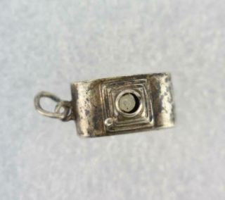 Vintage Stanhope Camera Sterling Silver Charm (views Of Cleveland Ohio)