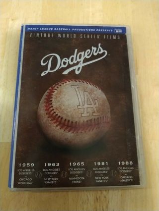 Mlb Vintage World Series Films - Los Angeles Dodgers.  La Dvd
