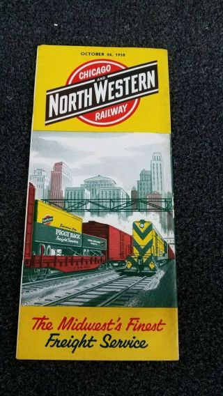 Vintage Chicago and North Western Railway - Route of the Famous 400 Streamliners 2
