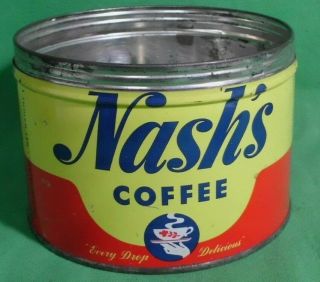 Vintage 1950 1lb.  Nash 