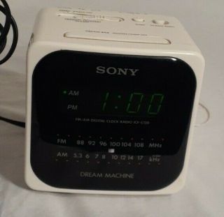 Vintage Sony Dream Machine - Clock - Am/fm Radio Icf - C122