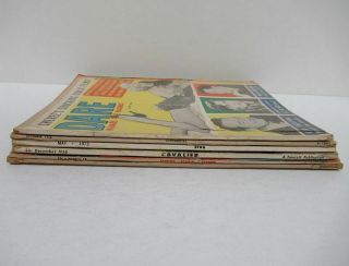 (6) Vintage [1955 - 1973] Mens Pulp Magazines DARE EXPOSED CAVALIER STAG etc y6034 2