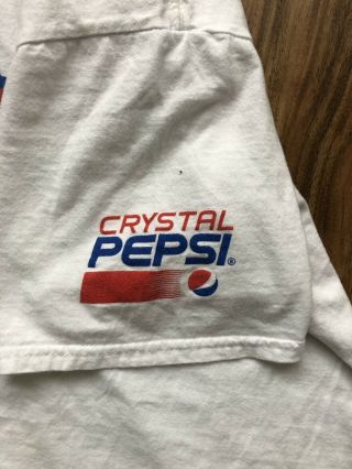 Vintage Indianapolis Indians Crystal Pepsi Shirt 1993 Minor League Expos