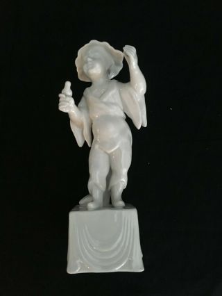 Vintage Mottahedeh Design Italy Porcelain Figurine 6 - 3/4 " Tall