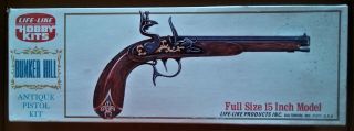 Bunker Hill 1970 Life - Like Hobby Kits 15 Inch Plastic Model Antique Pistol