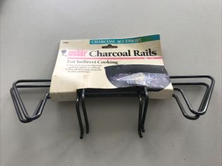 Vintage Weber Grill Charcoal Rails 3901 Indirect Cooking In Package