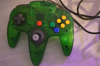 Vintage Nintendo 64 Controller Nes Green