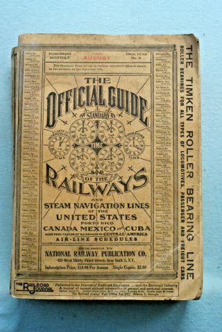 Official Guide Of The Railways - Aug,  1945