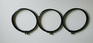 3 Lens Retainer Rings For Railroad Railway Lanterns Lamps,  Switch Marker 8