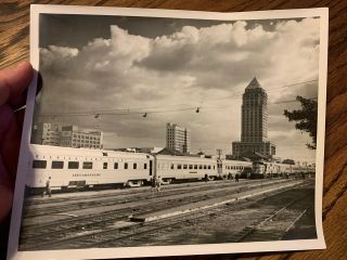 Vintage Florida East Coast Railway,  Railroad Train,  Miami ? Photo 8 X 10 In