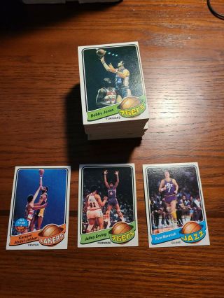 1979 - 80 Topps Complete Basketball Set - 132 Cards -