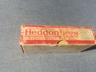 Old Vintage Heddon Dowagiac Minnow Box Only