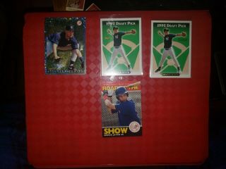 1993 Derek Jeter Topps Gold And Reg 98 Plus 2 Others.