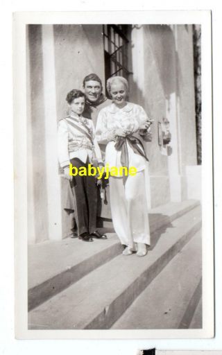Freddie Bartholomew Gloria Stuart Victor Mclaglen Vintage 2.  75x4.  5 Photo 1930 