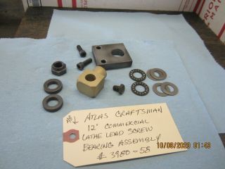 Atlas Craftsman 12 " Commercial Lathe Lead Screw Bearing Assembly